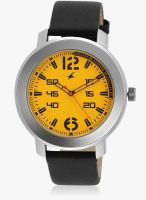 Fastrack 3121Sl03 Black/Yellow Analog Watch