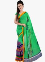 Florence Green Printed Saree