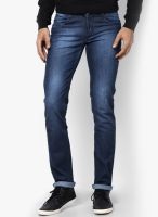 Fungus Washed Blue Regular Fit Jeans