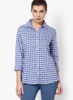 Hapuka Blue Printed Shirt