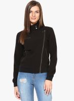 Hypernation Black Solid Sweatshirt