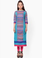 Kurti'S Blue Printed Kurtis