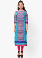 Kurti'S Blue Printed Kurtis