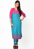 Kurti'S Pink Printed Kurtis