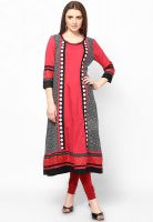 Kurti'S Red Printed Kurtis