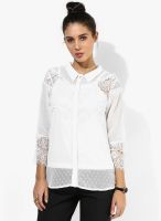 Latin Quarters White Embroidered Blouse
