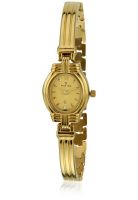 Maxima Gold 01785Bmly Gold/Gold Analog Watch