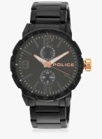 Police Pl13695jsb02maj Black/White Analog Watch