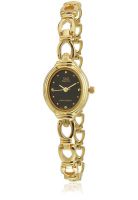 Q&Q R367-002Y Golden/Black Analog Watch