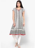 Rangmanch By Pantaloons Cotton Off White Kurta