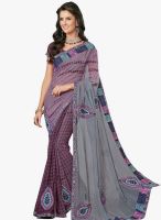 Roop Kashish Grey Embroidered Saree