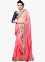 Roop Kashish Pink Color Embroidered Saree