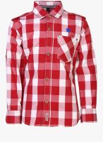 Ruff Red Casual Shirt