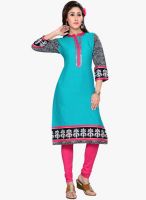 Salwar Studio Blue Printed Kurtis