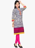 Salwar Studio Blue Printed Kurtis