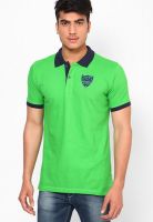 Scullers Sport Green Slim Fit Polo T Shirt