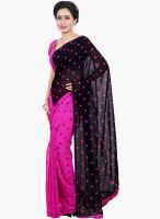 Shonaya Pink Printed Saree