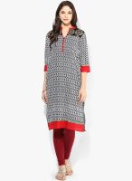 Shree Black Printed Kurtis