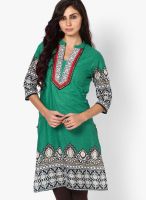 Shree Green Printed Kurtis