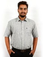 Sonute Berry Men's Solid Formal Black Shirt