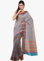 Sudarshan Silk Grey Printed Saree