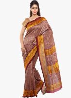 Sudarshan Silk Red Printed Saree