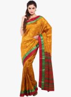Sudarshan Silk Yellow Printed Saree