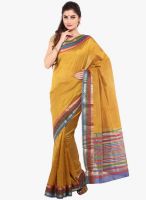Sudarshan Silk Yellow Printed Saree