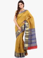 Sudarshan Silk Yellow Printed Saree
