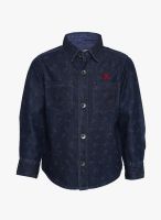 Tales & Stories Blue Casual Shirt