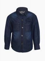 Tales & Stories Blue Casual Shirt