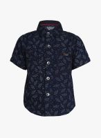 Tales & Stories Blue Casual Shirt