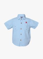 Tales & Stories Light Blue Casual Shirt