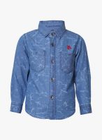 Tales & Stories Light Blue Casual Shirt