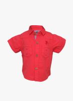 Tales & Stories Red Casual Shirt