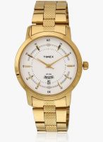 Timex G907-Sor Golden/Silver Analog Watch