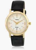 Timex Ti000t114-Sor Black/Golden Analog Watch