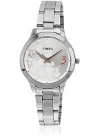 Timex Ti000t60000 Silver/White Analog Watch