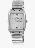 Titan Ne1581Sm03 Silver/Silver Analog Watch