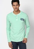 U.S. Polo Assn. Green Henley T-Shirt