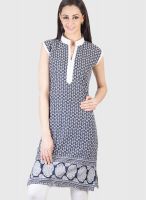 Vani Blue Printed Kurtis