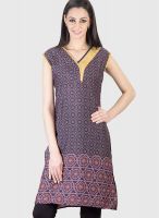 Vani Purple Printed Kurtis