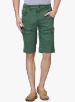 WYM Green Solid Shorts