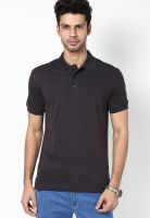 Wilkins & Tuscany Grey Solid Polo T-Shirts