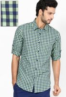 Wills Lifestyle Olive Casual Shirt