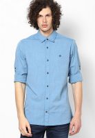 s.Oliver Blue Casual Shirt