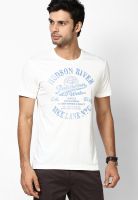 s.Oliver White Round Neck T-Shirt