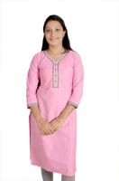 Aadit Casual Solid Women's Kurti(Multicolor)
