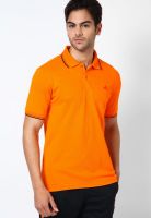 Adidas Orange Training Polo T-Shirt