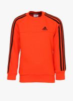 Adidas Yb Ess3s C Orange Sweatshirt